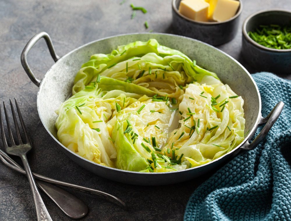 Braised Cabbage With Golden Broth